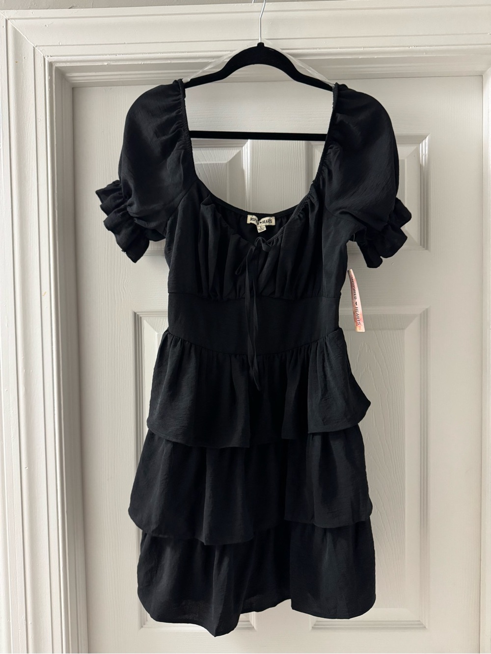 NWT Inspired Hearts Black Dress L